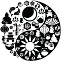 陰と陽の図