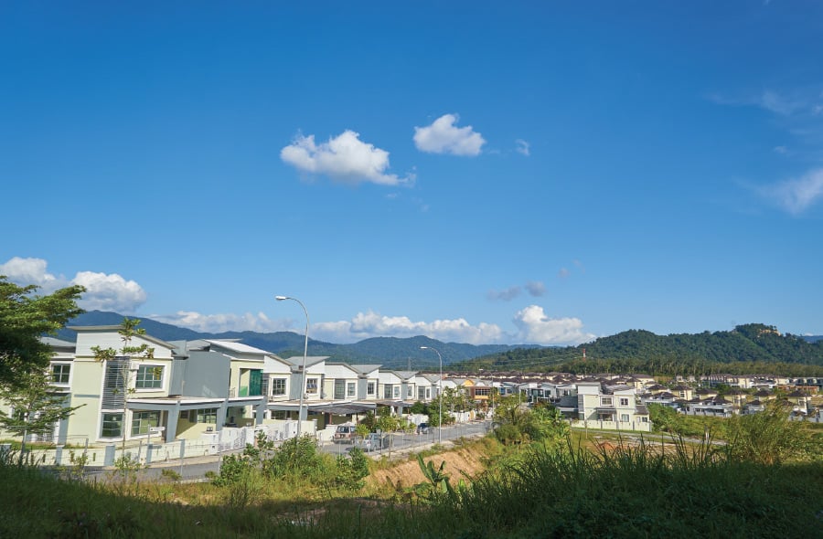 住宅地の景色