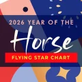 2026年のフライングスター風水チャート